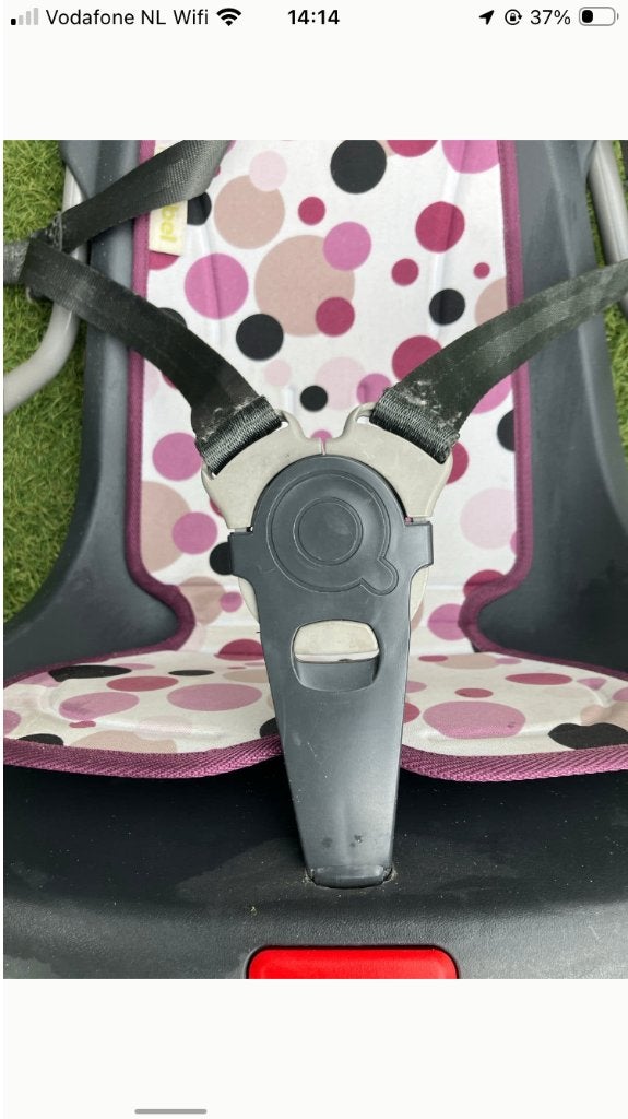 Qibbel fietsstoeltje voor achterop, Ophalen, Achterzitje, 9 t/m 36 kg, Qibbel
