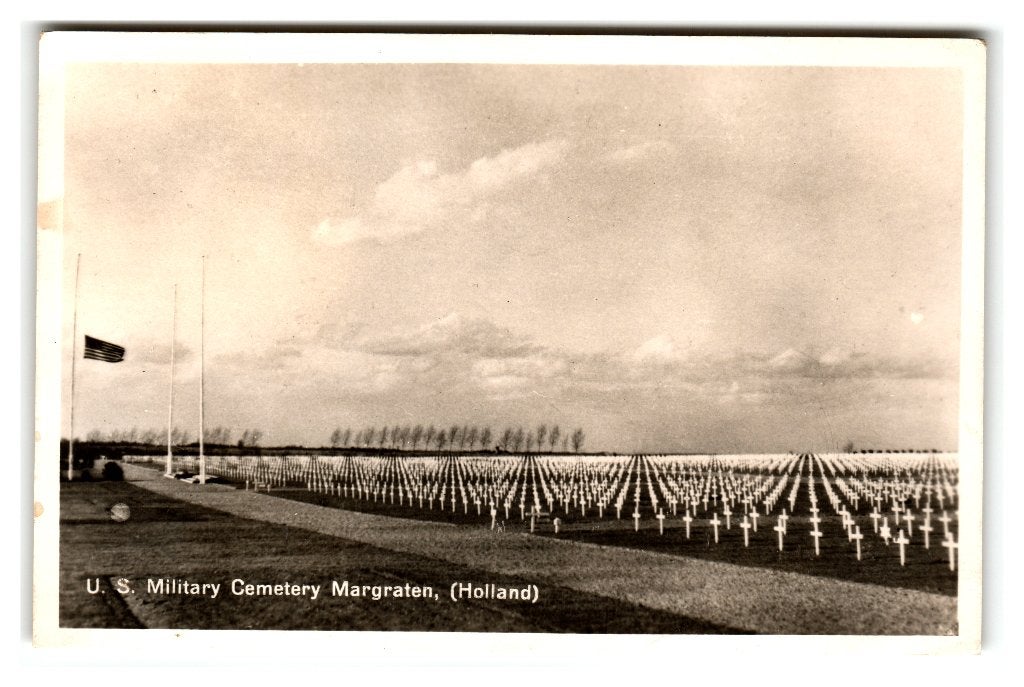 Margraten, U. S. Military Cemetery Margraten, Verzenden, 1940 tot 1960, Ongelopen, Limburg