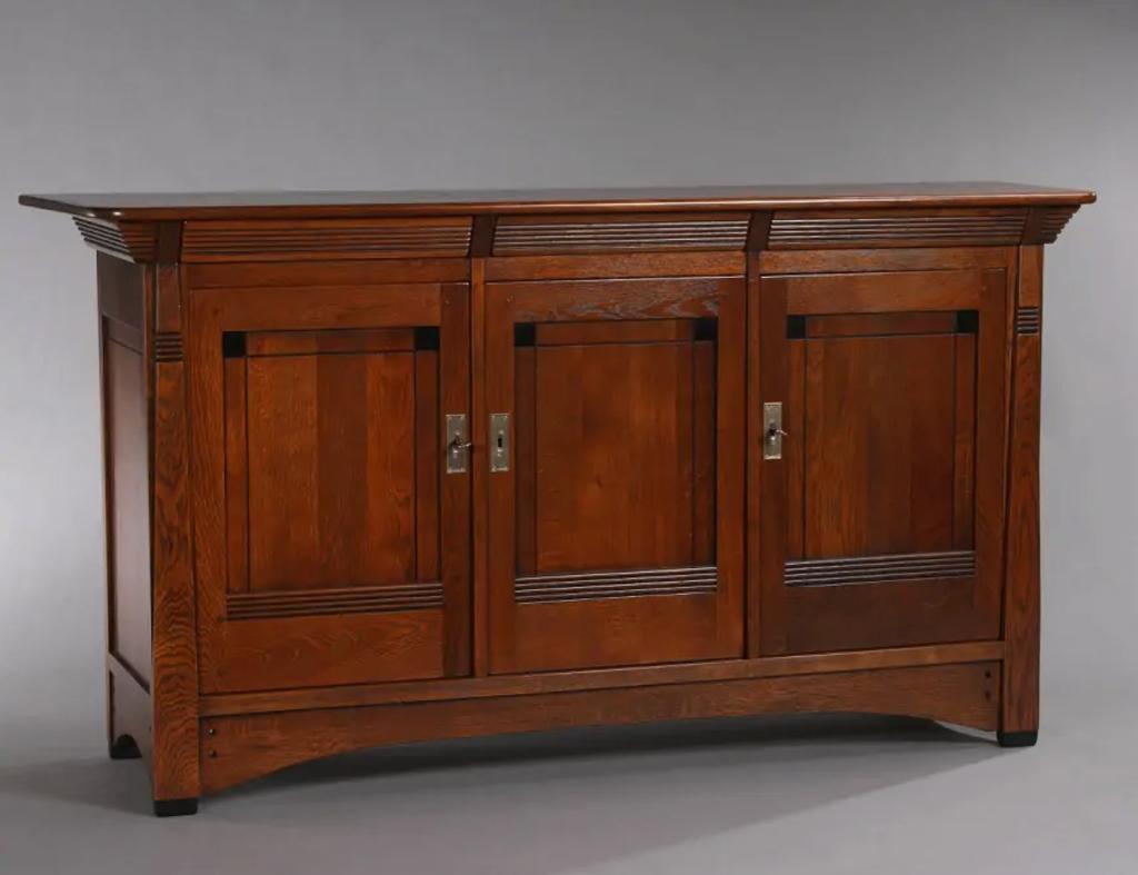 Schuitema Jugendstil 3 deurs Dressoir, Ophalen