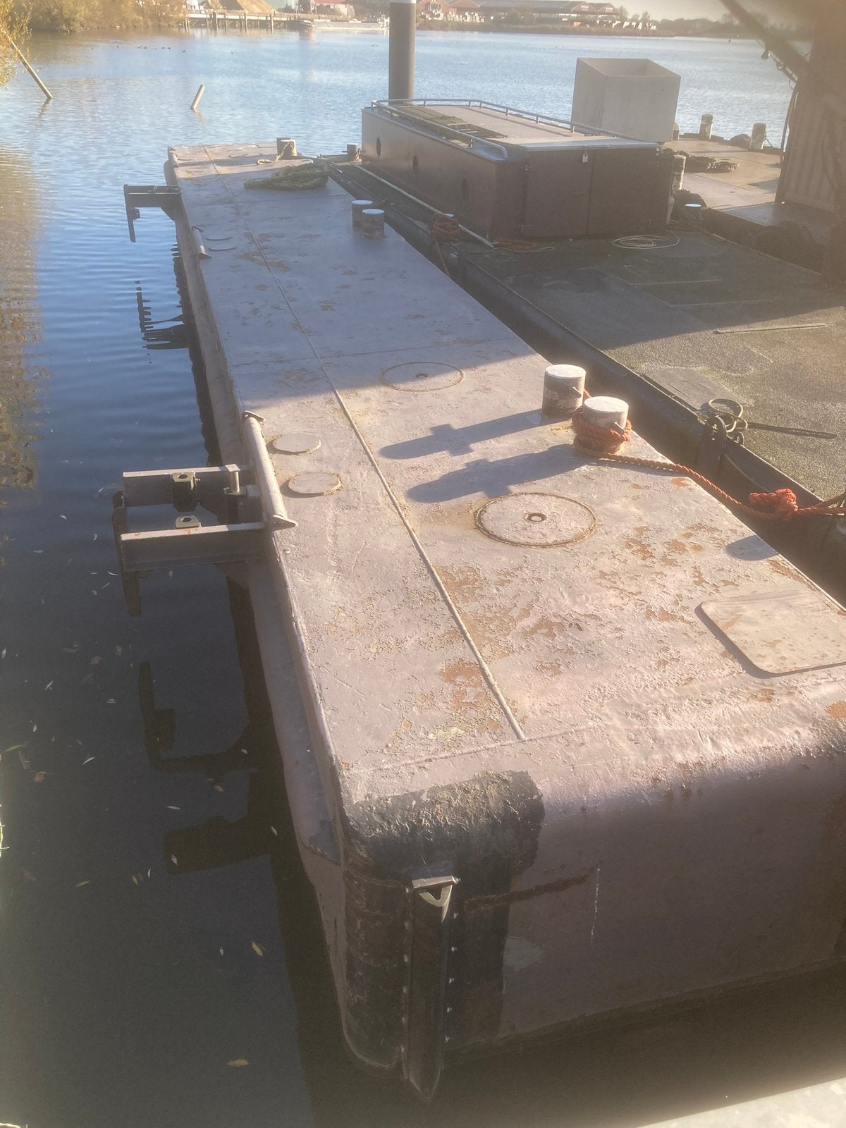 Ponton aanmeersteiger, Ophalen, Gebruikt, Overige brandstoffen, Ponton
