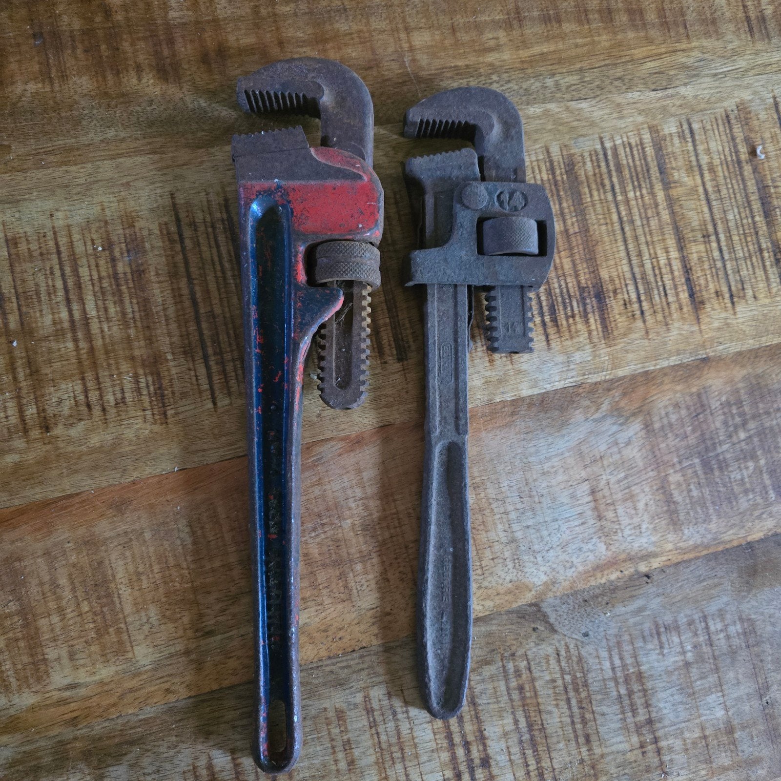 Vintage Bahco pijptangen - set van 2, Ophalen of Verzenden, Gebruikt, Tang, Overige merken
