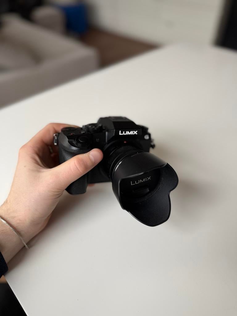 Lumix DMC-G7 + Panasonic Lumix G Vario 14-42mm lens, Gebruikt, Spiegelreflex, Ophalen of Verzenden, 4 t/m 7 keer