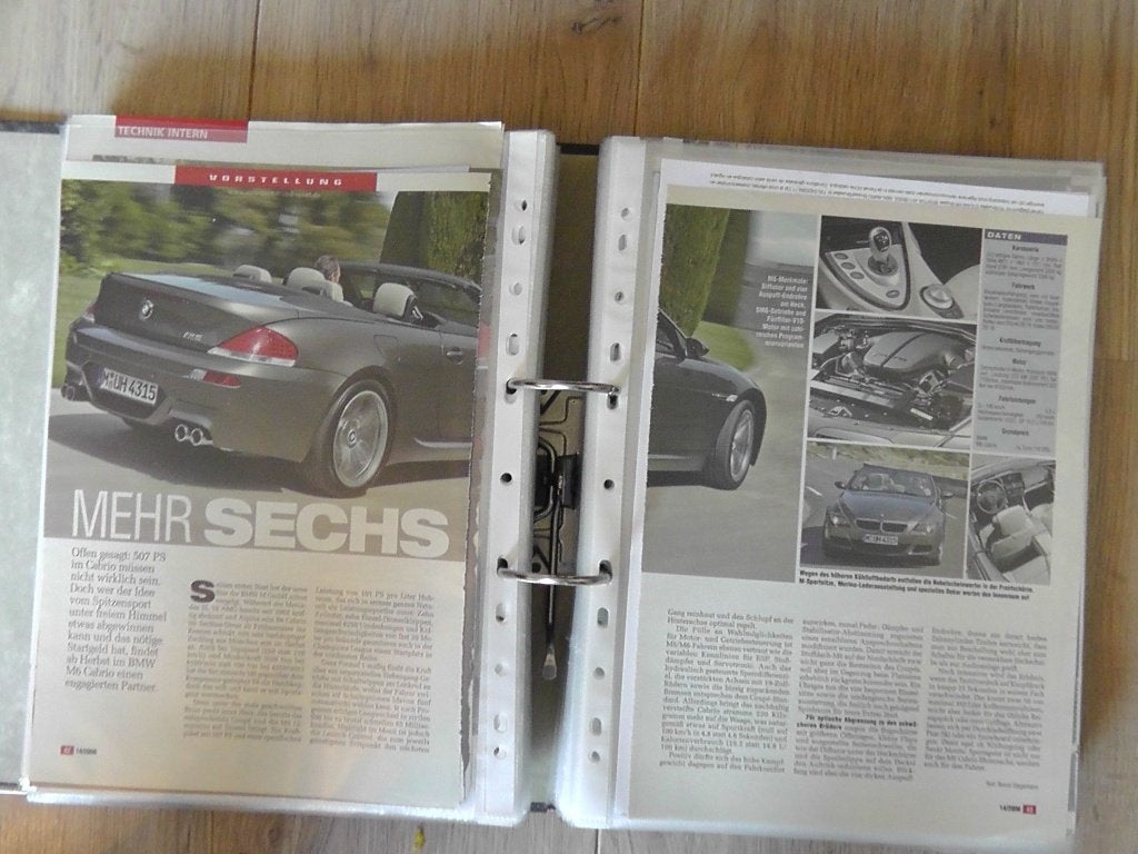 BMW 6 serie M6 Cabrio E64 ?  10x autotest lezen, Ophalen, Gelezen, BMW