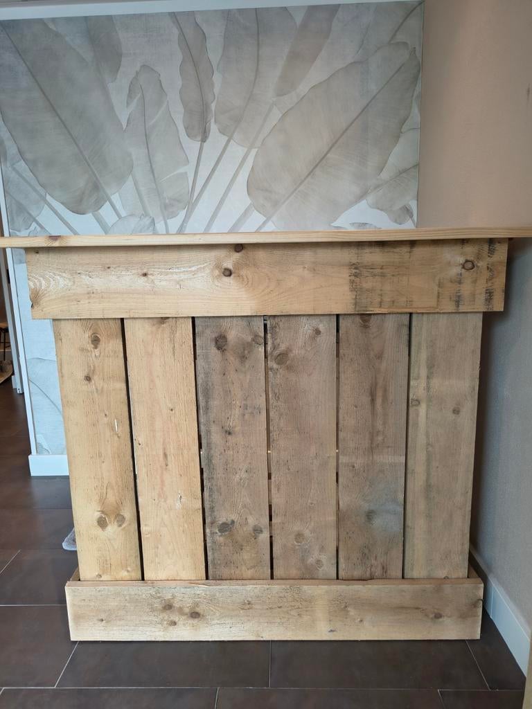 Steigerhouten balie - direct beschikbaar, Ophalen of Verzenden, Gebruikt