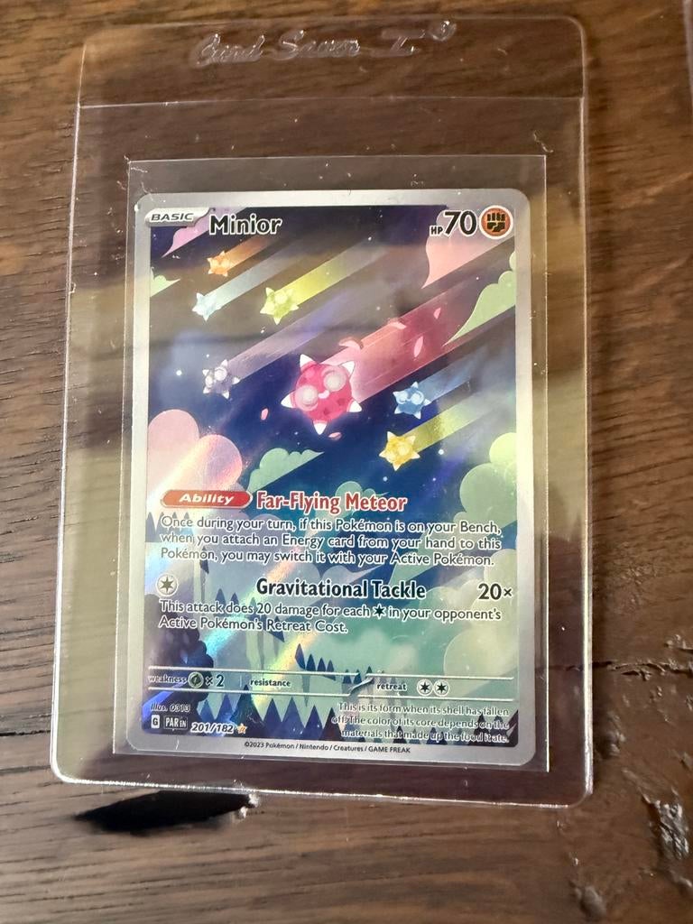 Minior Pokemon kaart, Hobby en Vrije tijd, Verzamelkaartspellen | Pokémon, Ophalen of Verzenden, Nieuw, Losse kaart