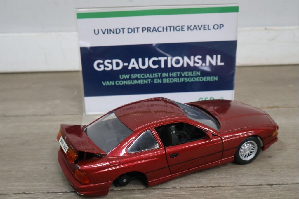 Modelauto BMW 850i rood, Ophalen of Verzenden, Niet ingevuld, Niet ingevuld, Niet ingevuld