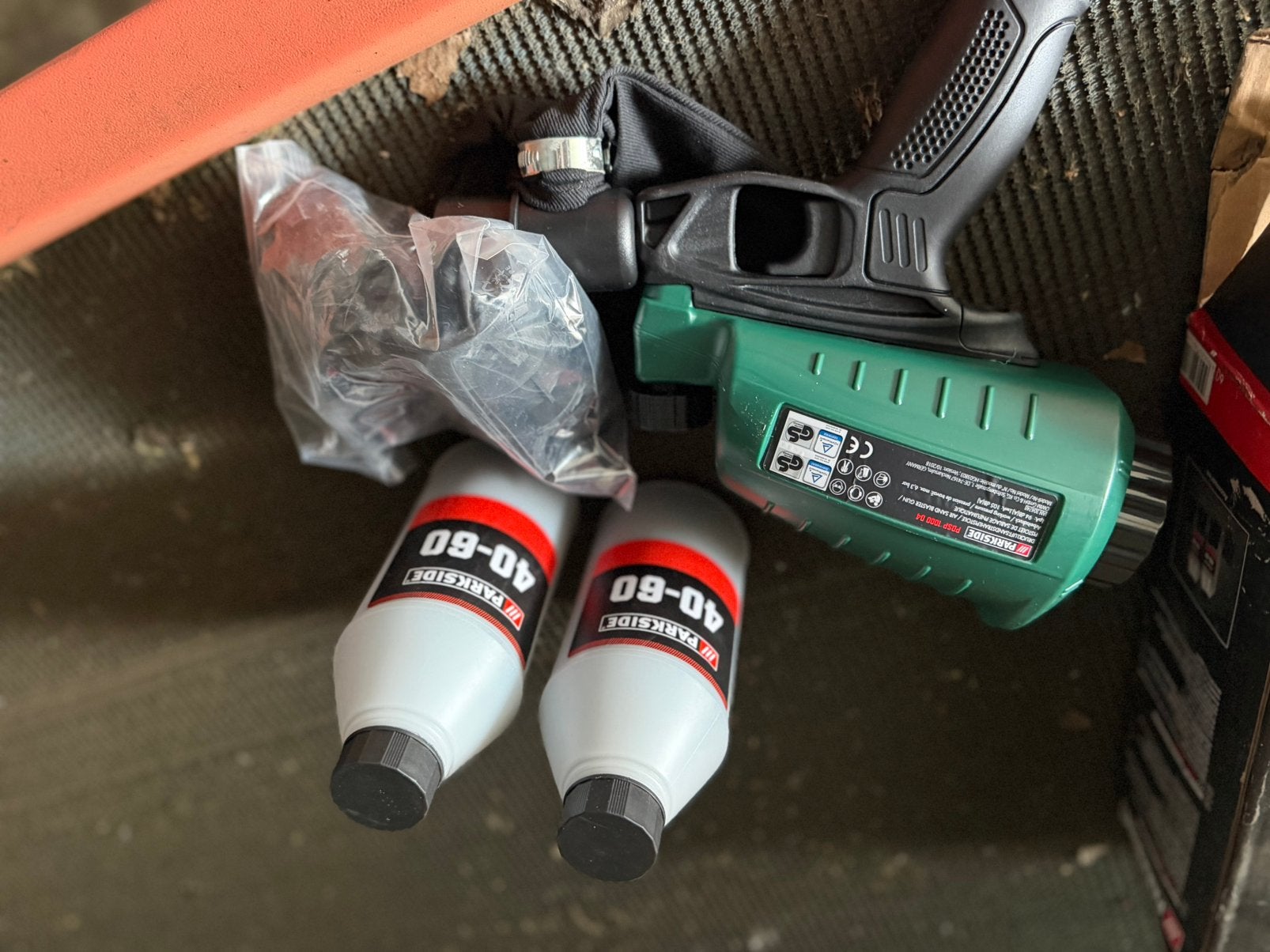 Air sand blaster gun (PDSP 1000 04), Ophalen, Zo goed als nieuw, Verfspuit of Verfpomp