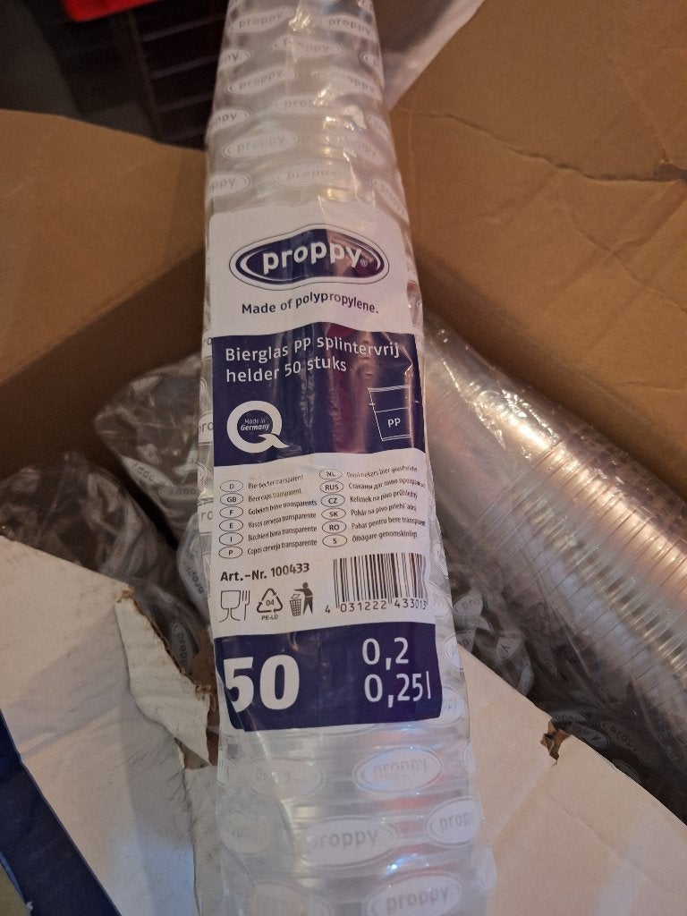 Plastic bekers, Overige typen, Ophalen, Nieuw, Overige materialen