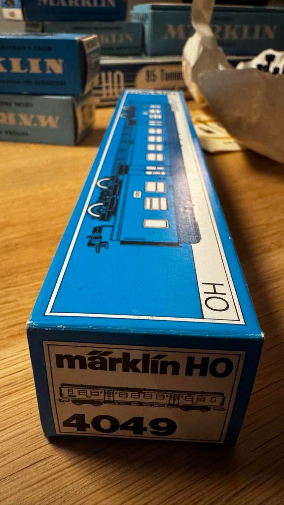 Märklin HO 5x 4049 D-Zug-Sitzwagen NS, Hobby en Vrije tijd, Modeltreinen | H0, Wisselstroom, Gebruikt, Wagon, Ophalen of Verzenden
