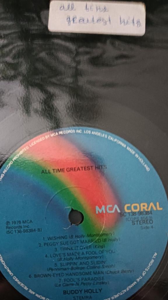 lp all time greatesst hits, Beschermende buitenhoes, Ophalen, Gebruikt, 12 inch