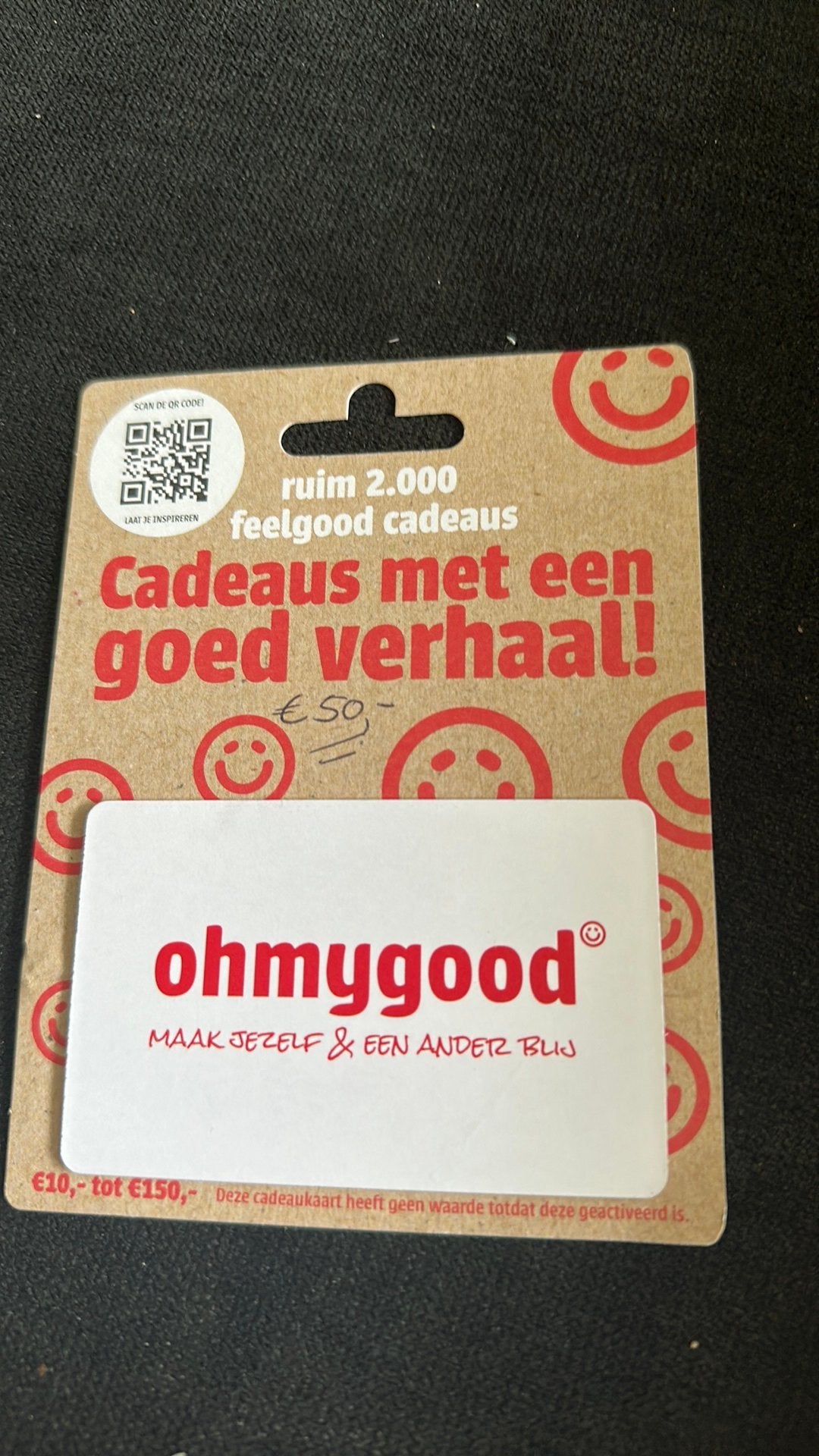 Cadeubon, Ophalen of Verzenden, Zo goed als nieuw, Speelkaart(en)