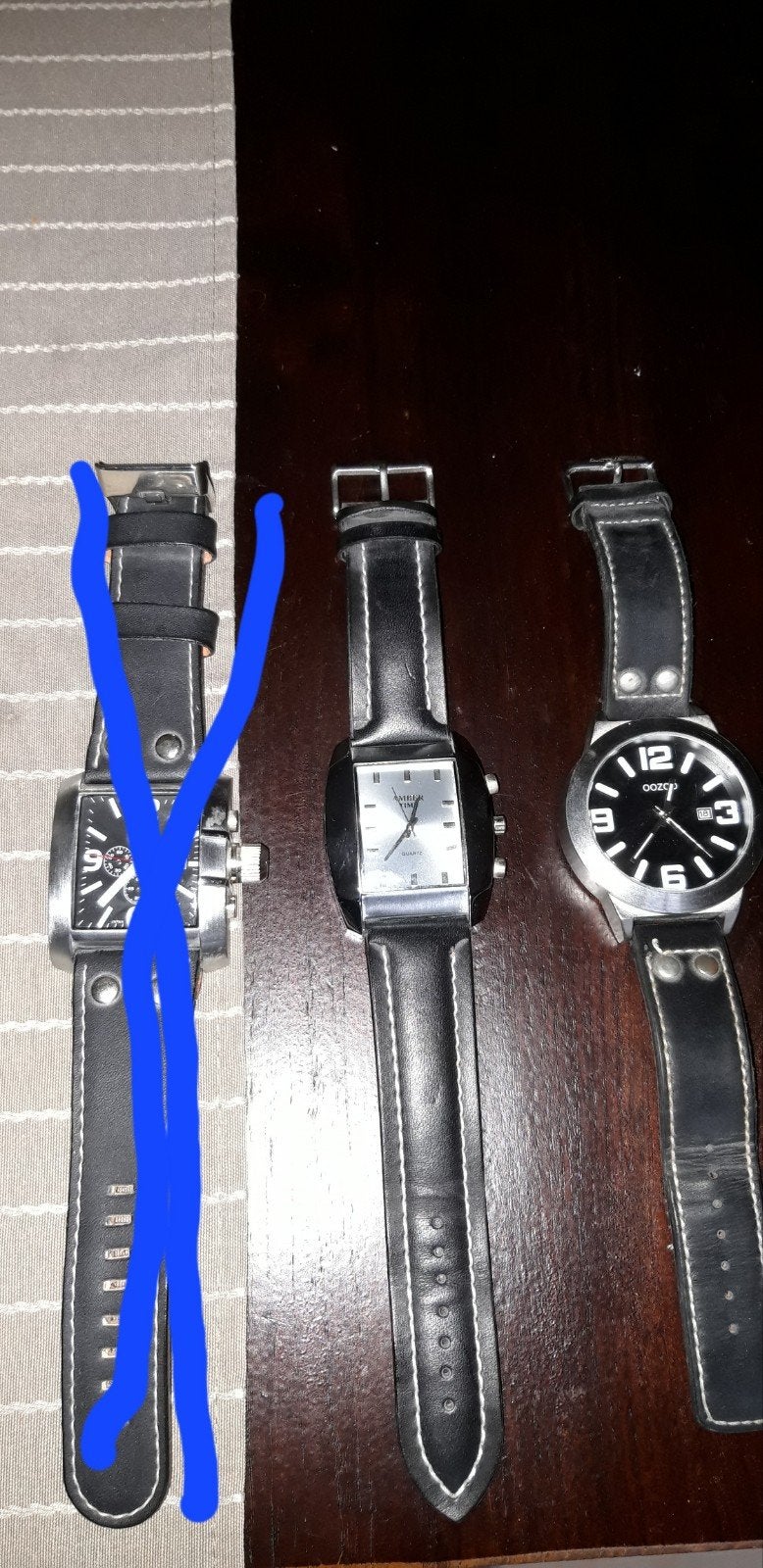 mooie stoere horloge's, Ophalen of Verzenden, Gebruikt, Kunststof, Overige merken