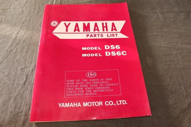 Yamaha DS6 DS6C 1969 motorcycle parts list 250cc twin, Ophalen of Verzenden, Yamaha