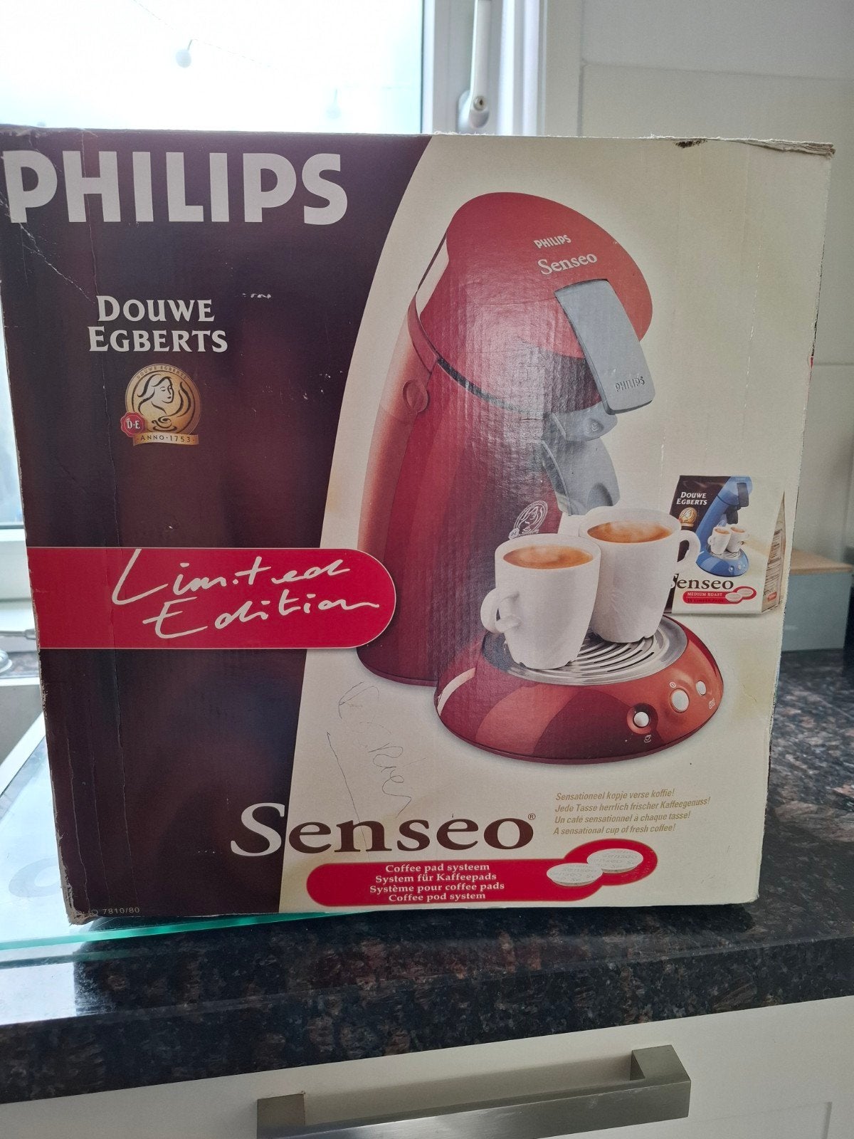 Senseo rood, Ophalen, Koffiepads en cups, Gebruikt, Koffiemachine