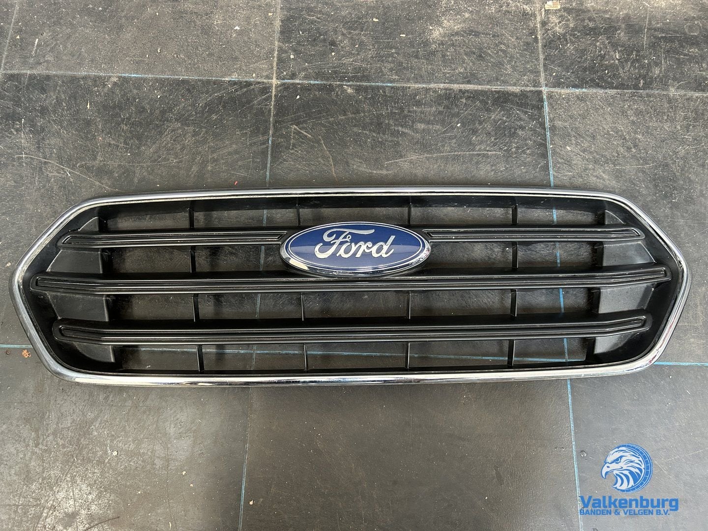 Originele Ford Transit Custom Facelift Grill Chroom
