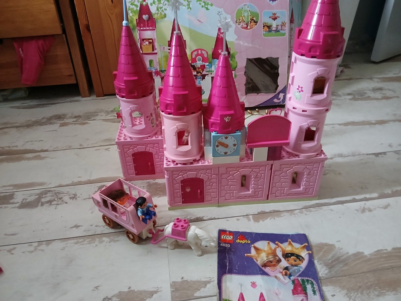 Duplo kasteel 4820 met doos en boekje! 99% compleet., Ophalen of Verzenden, Zo goed als nieuw, Duplo, Castle