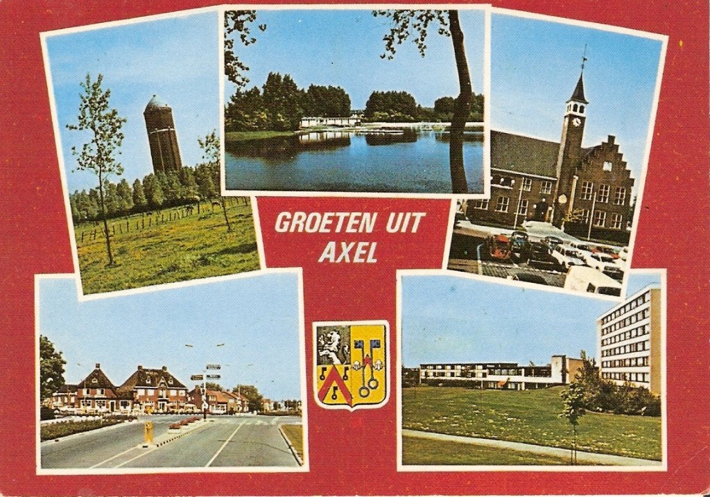 Axel    345, Verzamelen, Ansichtkaarten | Nederland, Ophalen of Verzenden, Voor 1920