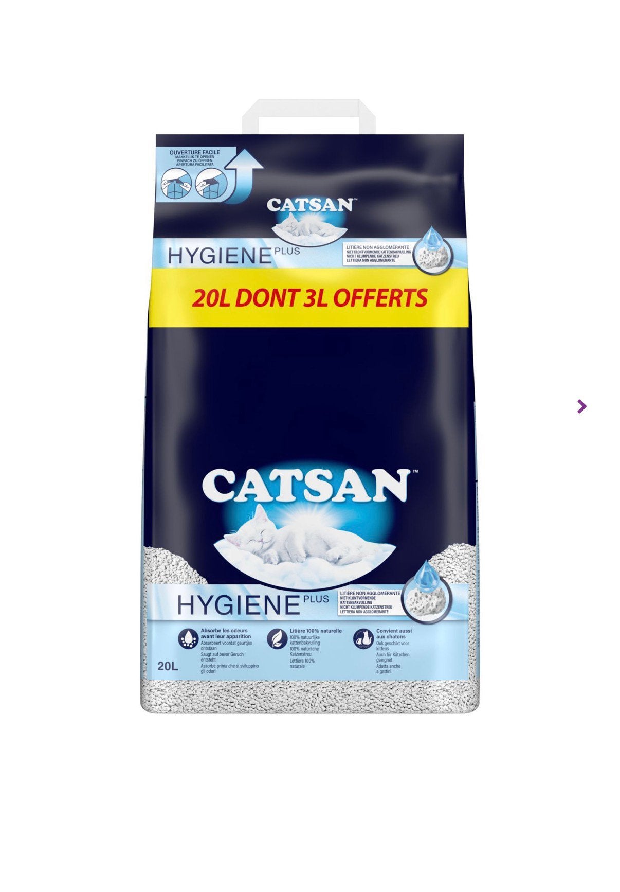 Catsan hygiene 20 l 2 zakken, Ophalen, Nieuw