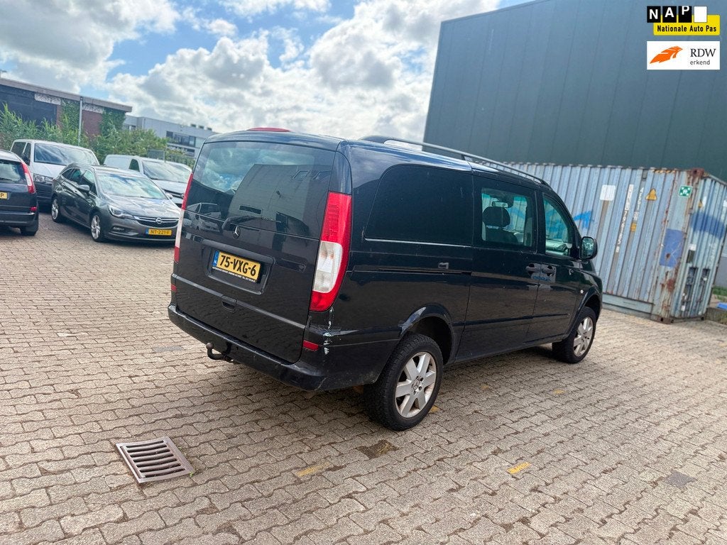 Mercedes-Benz Vito 115 CDI 320 Lang Luxe ((( dubbel cabine/a, Auto's, Achterwielaandrijving, Gebruikt, 4 cilinders, 150 pk