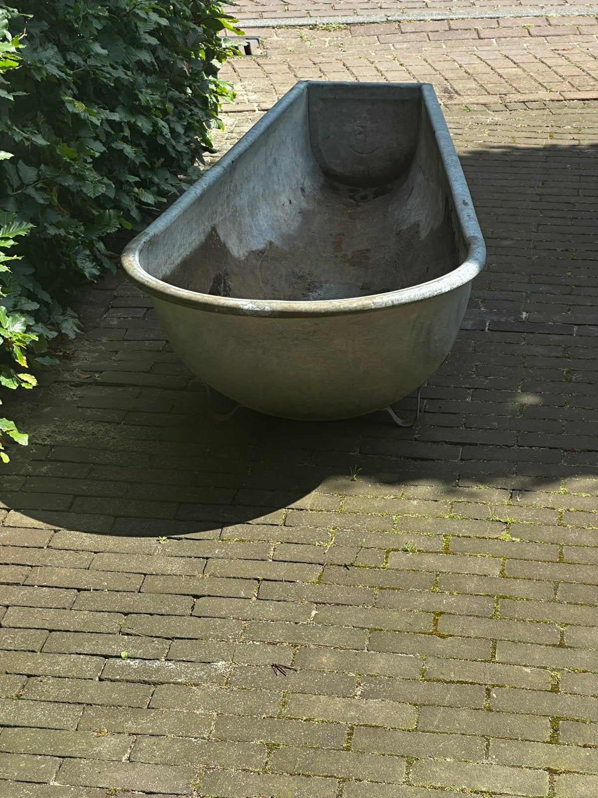 Zinken plantenbak, Tuin en Terras, Vijvers, Ophalen, Gebruikt