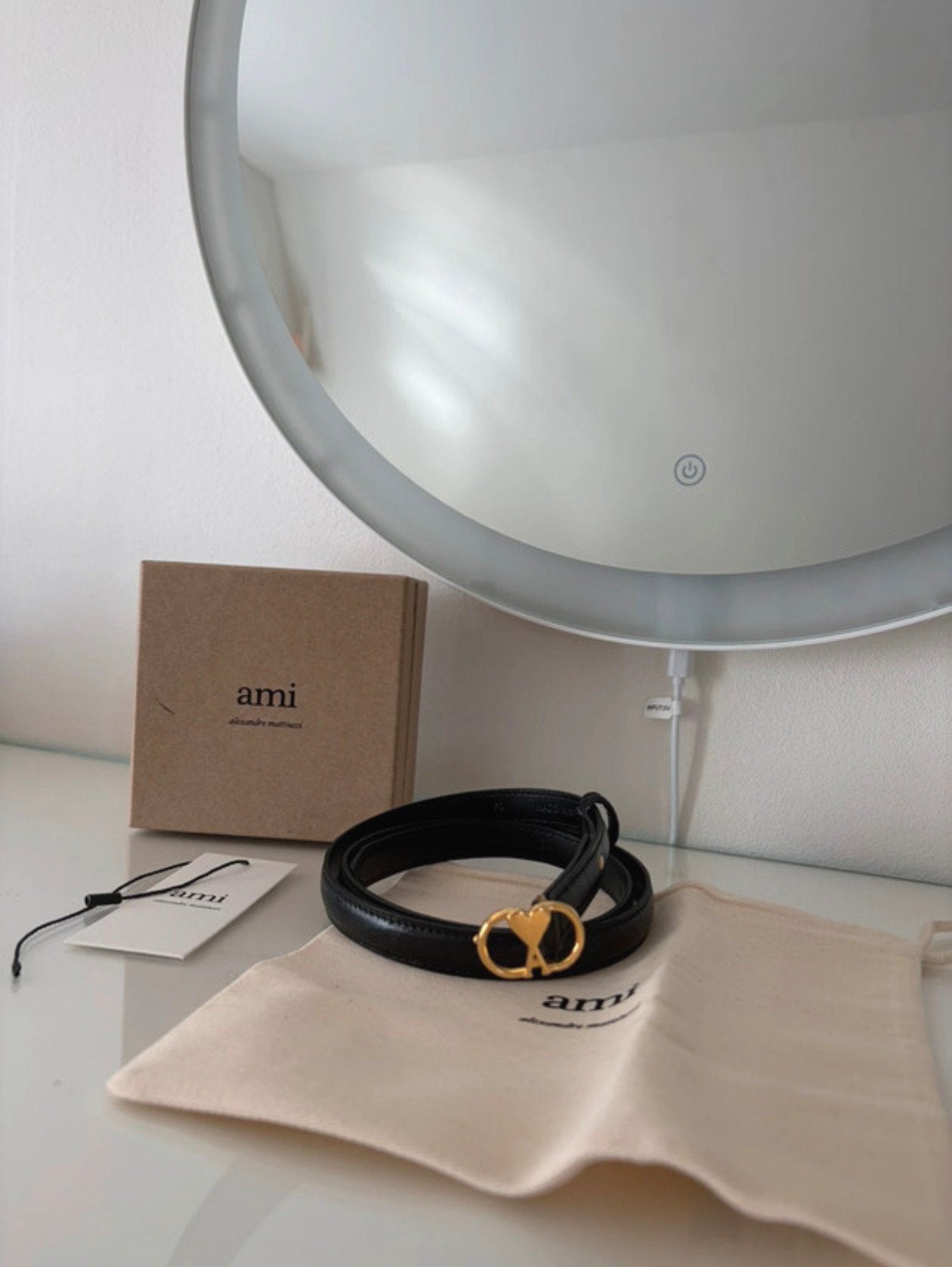 Riem Ami Paris, Kleding | Dames, Minder dan 3 cm, Minder dan 80 cm, Zwart, Ophalen of Verzenden