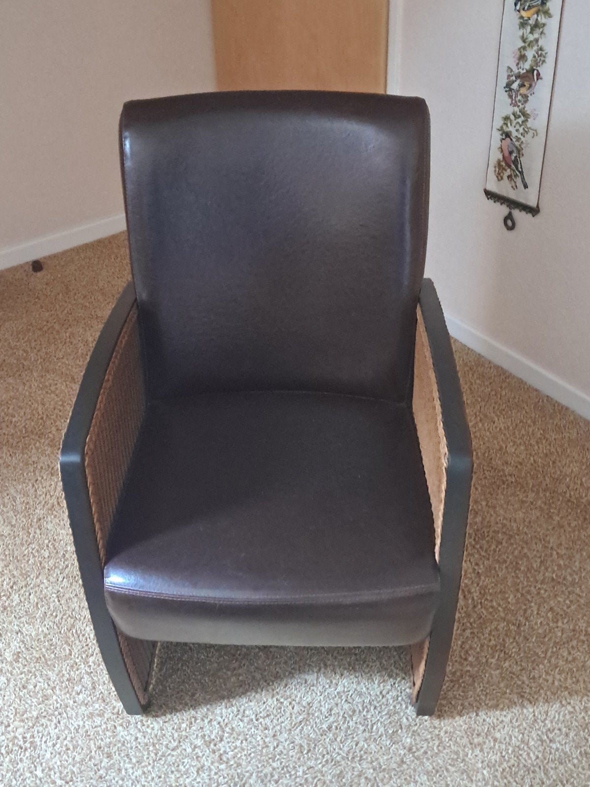fauteuil stoel, Huis en Inrichting, Ophalen, Zo goed als nieuw, 75 tot 100 cm, 50 tot 75 cm