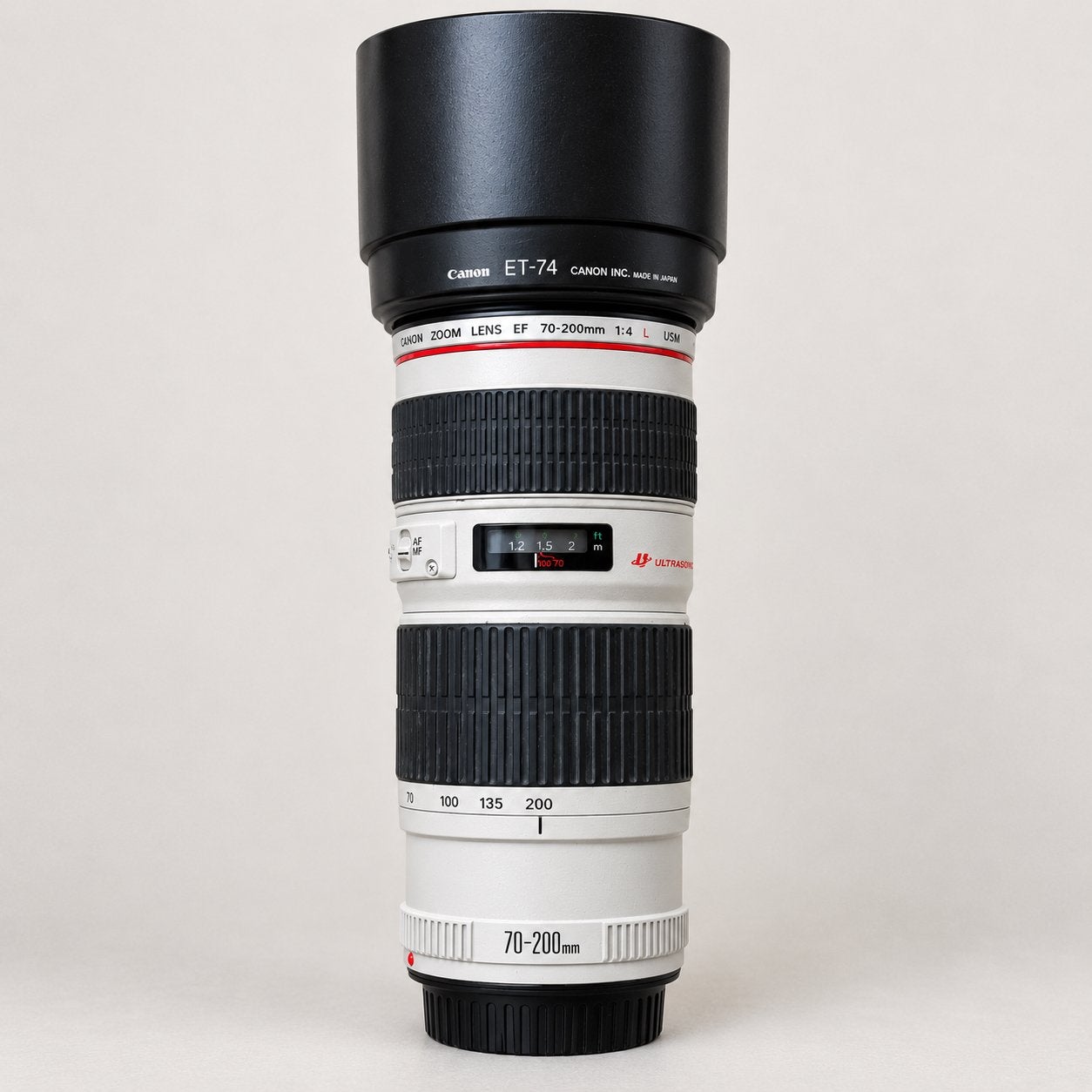 Canon EF 70-200mm f/4 L USM Zoomlens met zonnekap, Canon, Autofocus, Zo goed als nieuw, Canon EF