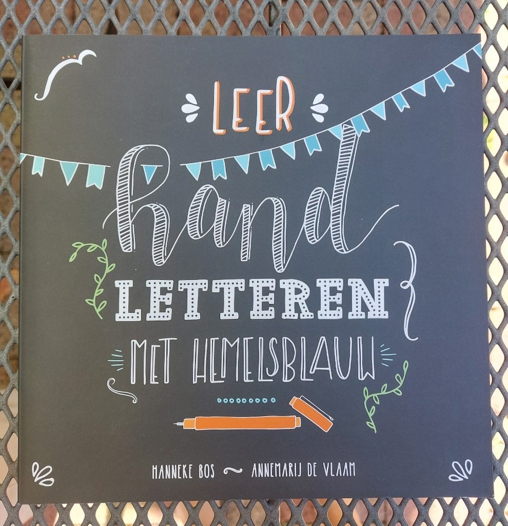 Oefenboek: Leer handletteren met hemelsblauw, Ophalen of Verzenden, Zo goed als nieuw, Papier, Schets- of Tekenboek