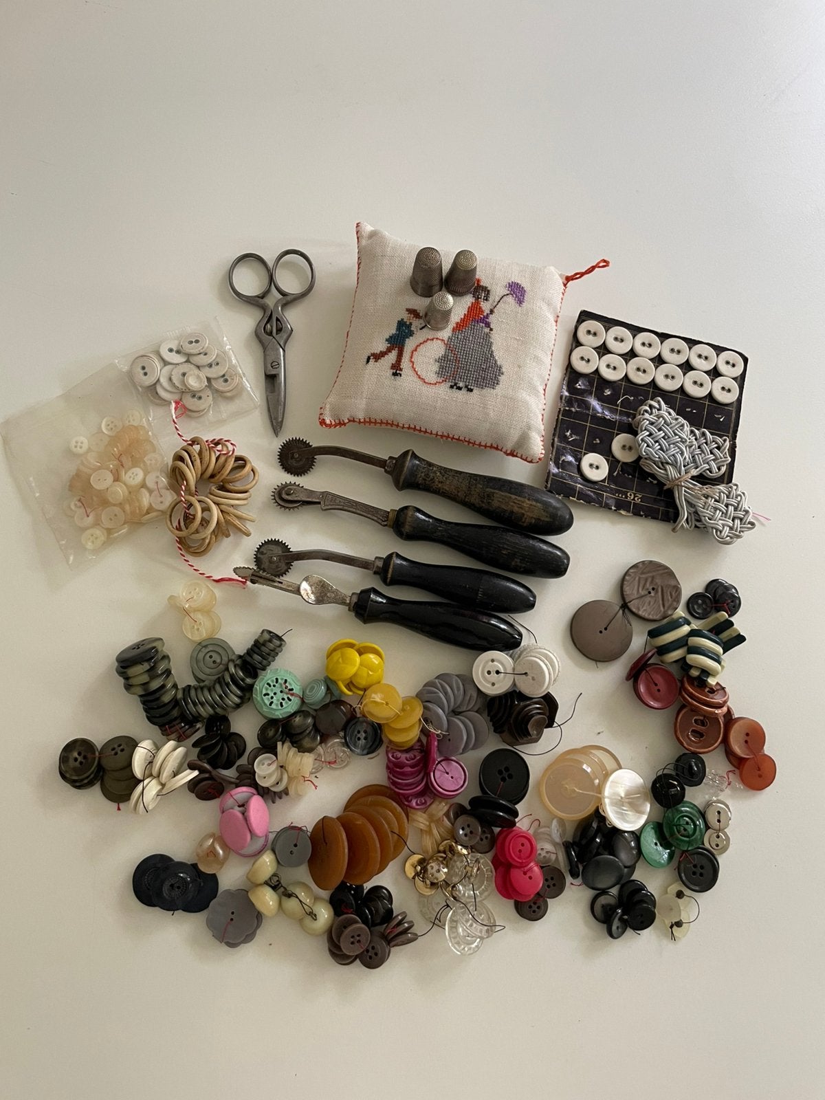 Vintage handwerkspulletjes, Ophalen of Verzenden, Gebruikt, Knoop of Knopen