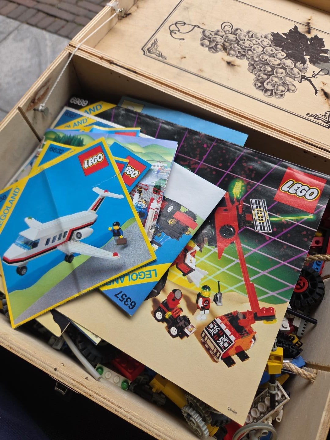 oude incomplete Lego sets met handleidingen en minifiguren, Ophalen of Verzenden, Gebruikt
