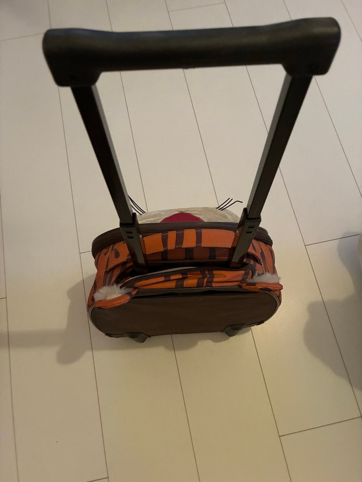 Samsonite Sammies Tijger Kinderkoffer met Wieltjes, 40 tot 60 cm, Gebruikt, 20 tot 30 cm, Oranje