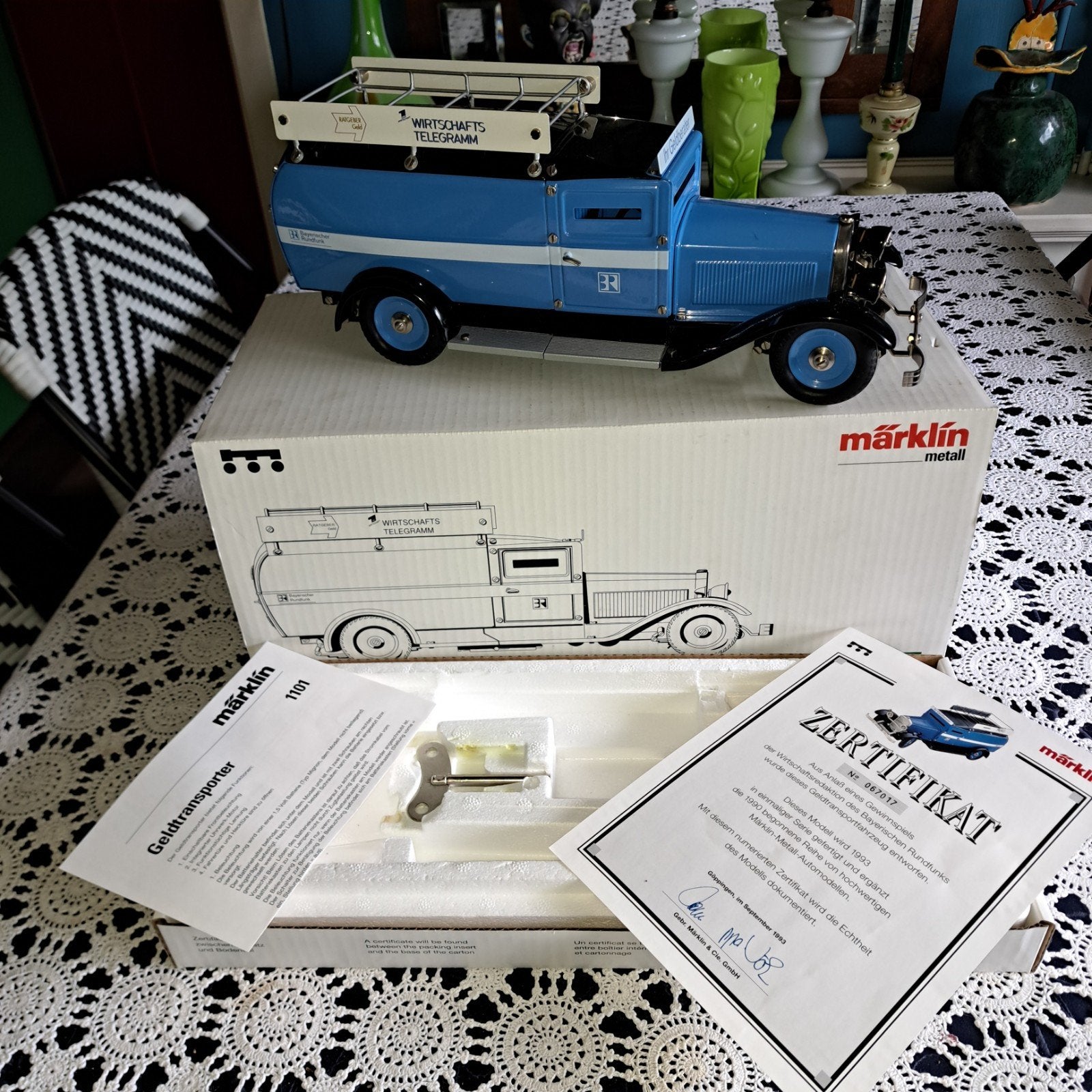 Marklin geldtransportauto, Hobby en Vrije tijd, Modelbouw | Auto's en Voertuigen, Ophalen of Verzenden, Nieuw