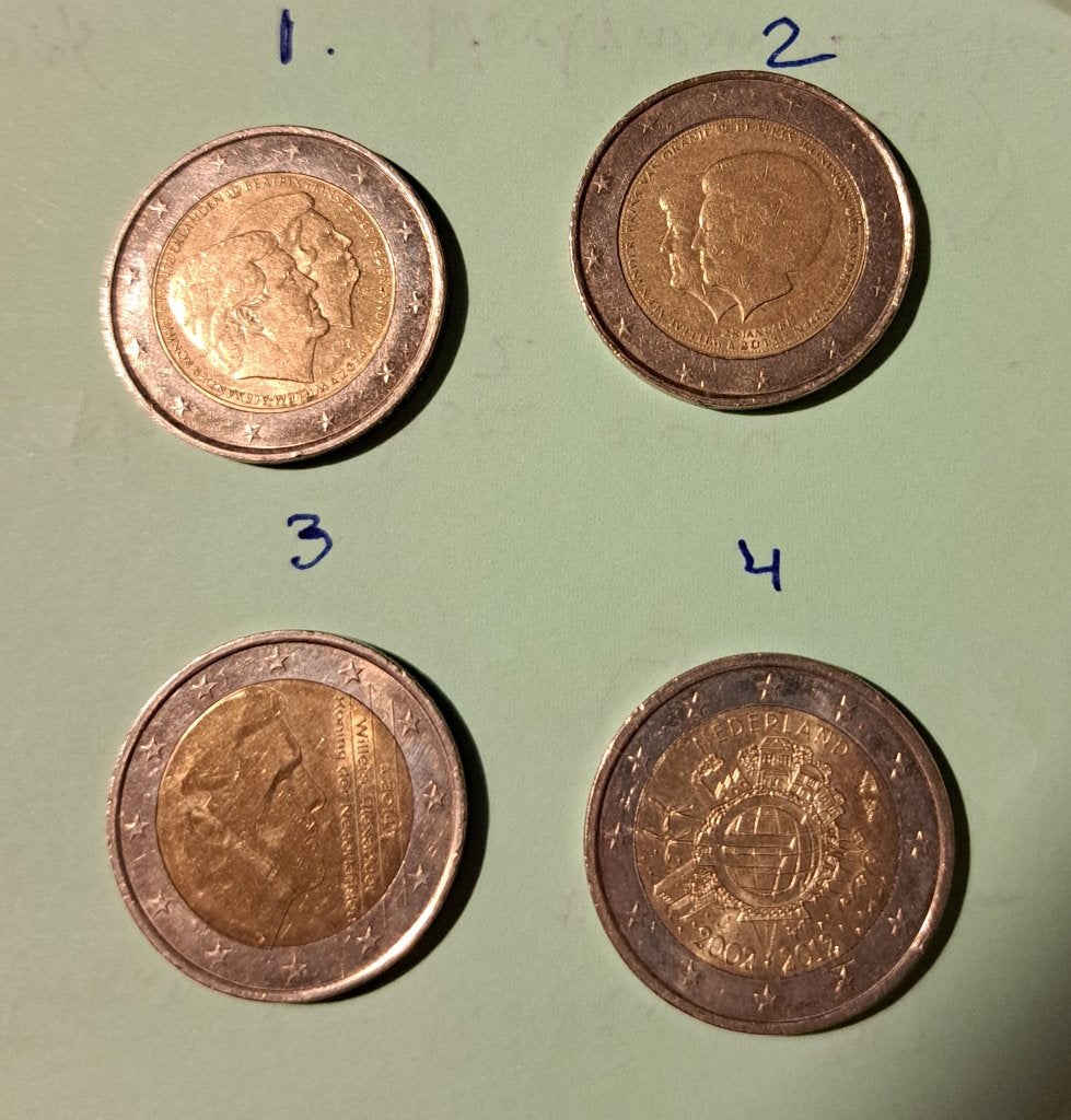 2 euro munten uit Nederland, Postzegels en Munten, Ophalen of Verzenden, Koningin Beatrix, Euro's, Losse munt