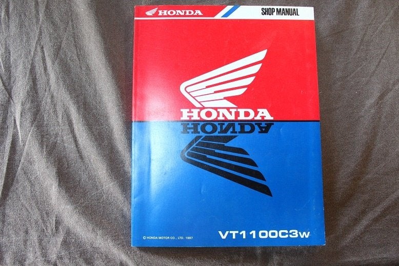 Honda VT1100 C3 1997 / 98 motorcycle shop manual  VT1100C3w, Ophalen of Verzenden, Honda