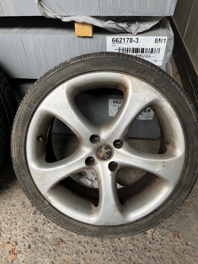 winterbanden met velgen Peugeot  oa 307, Auto-onderdelen, Banden en Velgen, Ophalen, 18 inch, Gebruikt, Banden en Velgen