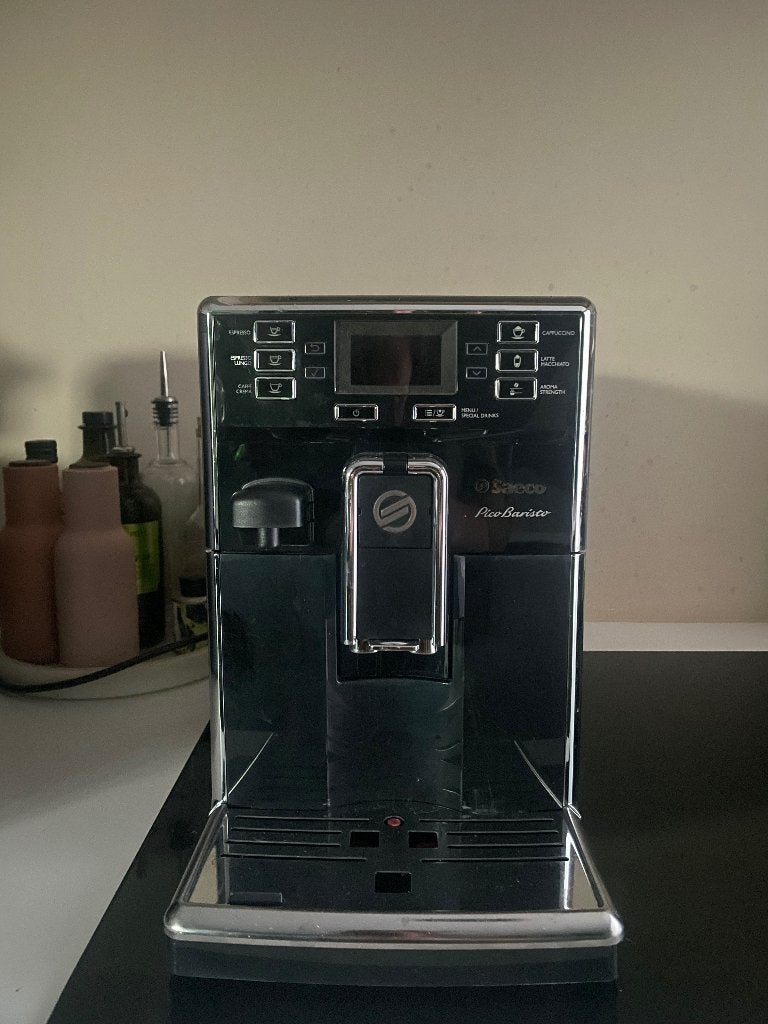 Saeco pico baristo, Witgoed en Apparatuur, Koffiezetapparaten, Afneembaar waterreservoir, Gebruikt, 10 kopjes of meer, Koffiemachine