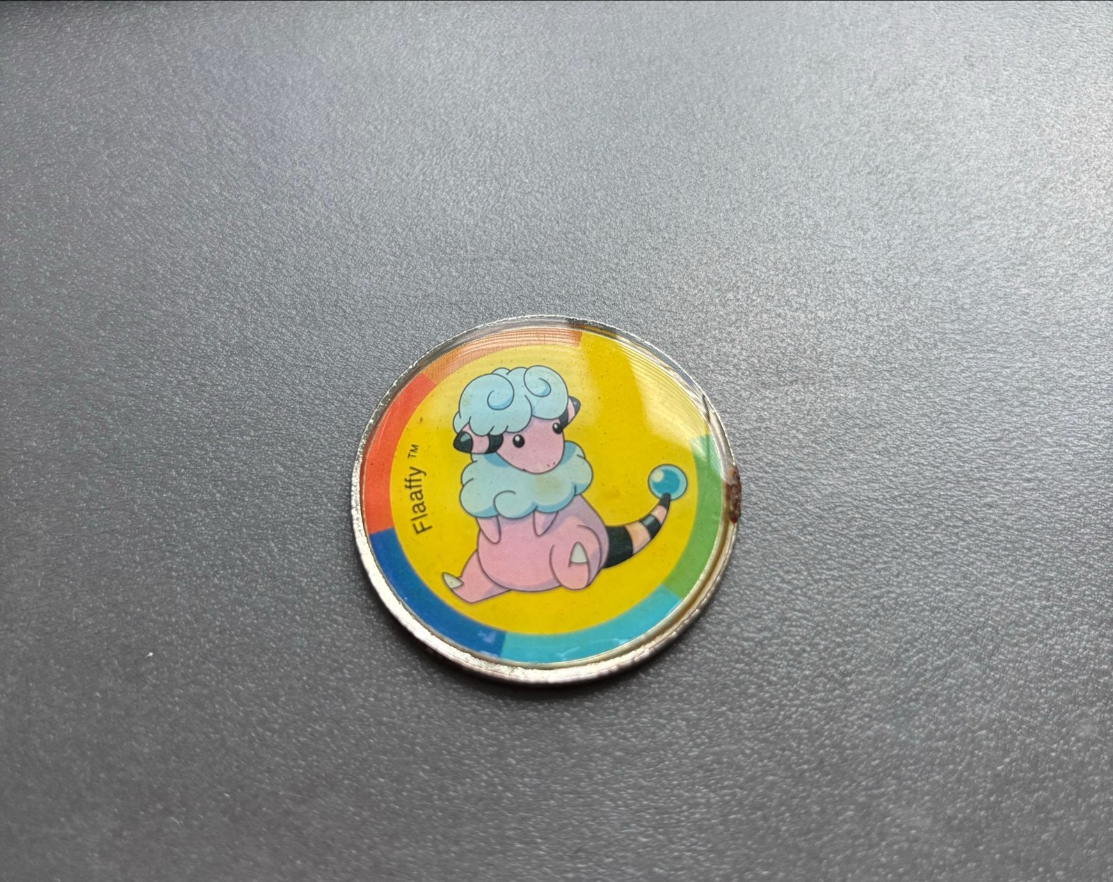 Pokémon Flaaffy POG / Flippo 2001 Nintendo munt, Ophalen of Verzenden, Gebruikt, Overige typen