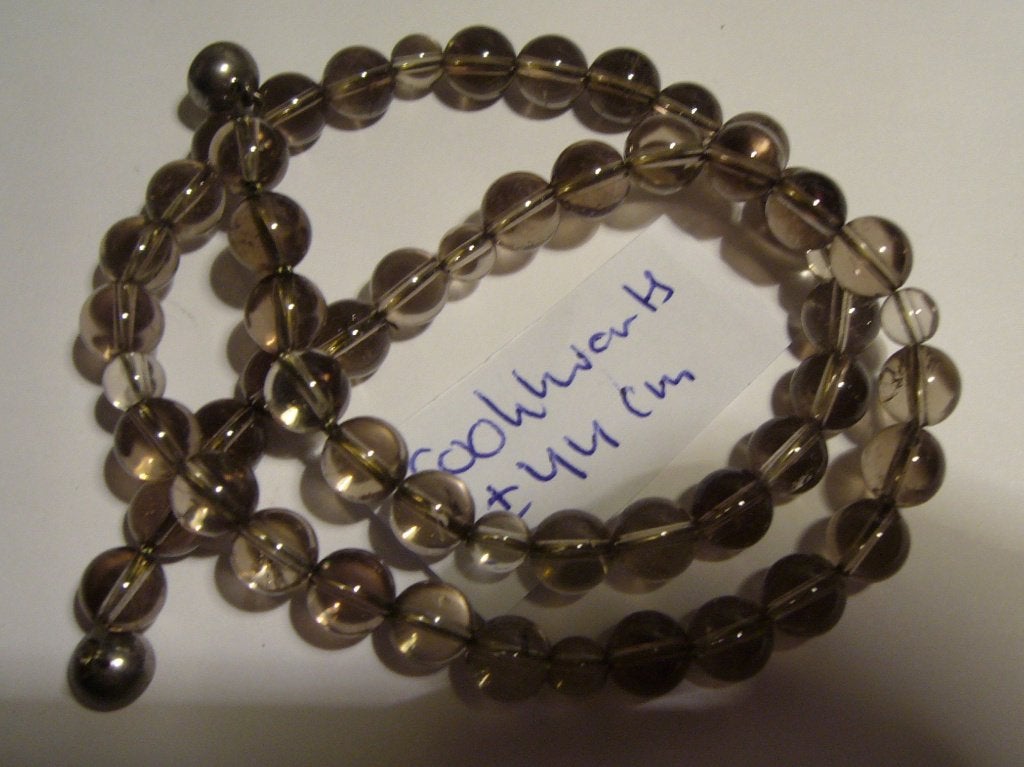 rookkwarts 44cm ketting mineraal edelsteen rook kwarts, Sieraden, Tassen en Uiterlijk, Kettingen, Bruin, Ophalen of Verzenden