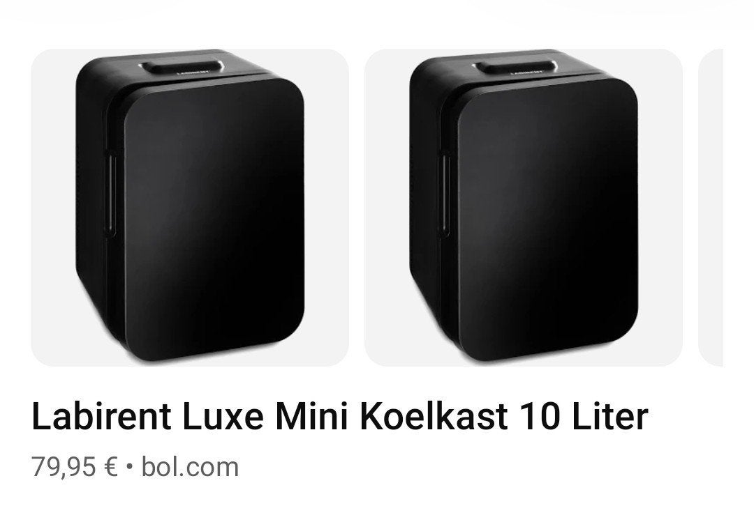 Labirent Luxe Mini Koelkast 10 Liter - Compact & Draagbaar, Witgoed en Apparatuur, Koelkasten en IJskasten, Ophalen, Zonder vriesvak