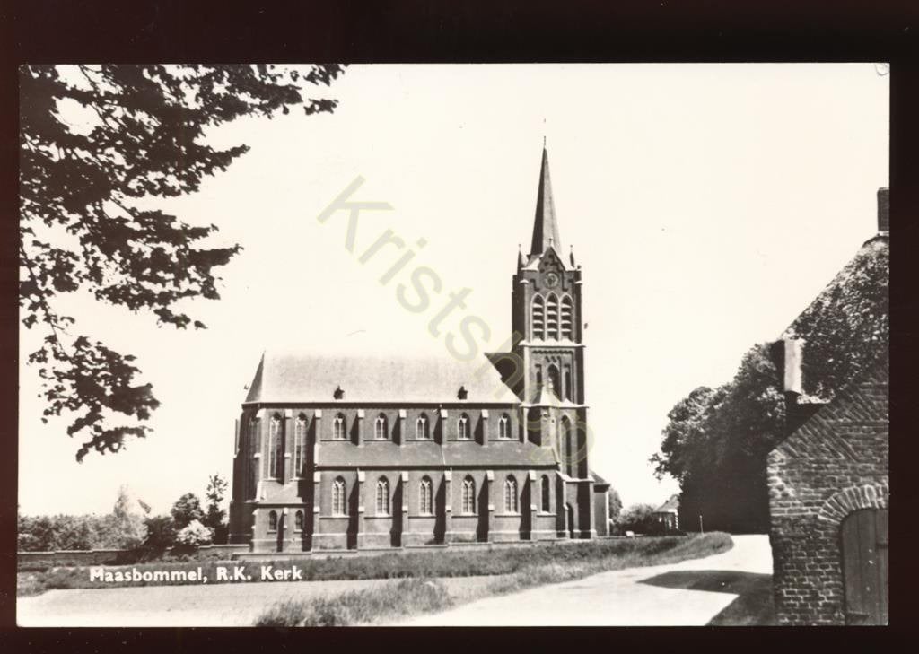 Maasbommel - R.K. Kerk [003-6346, Verzenden, 1960 tot 1980, Ongelopen, Gelderland