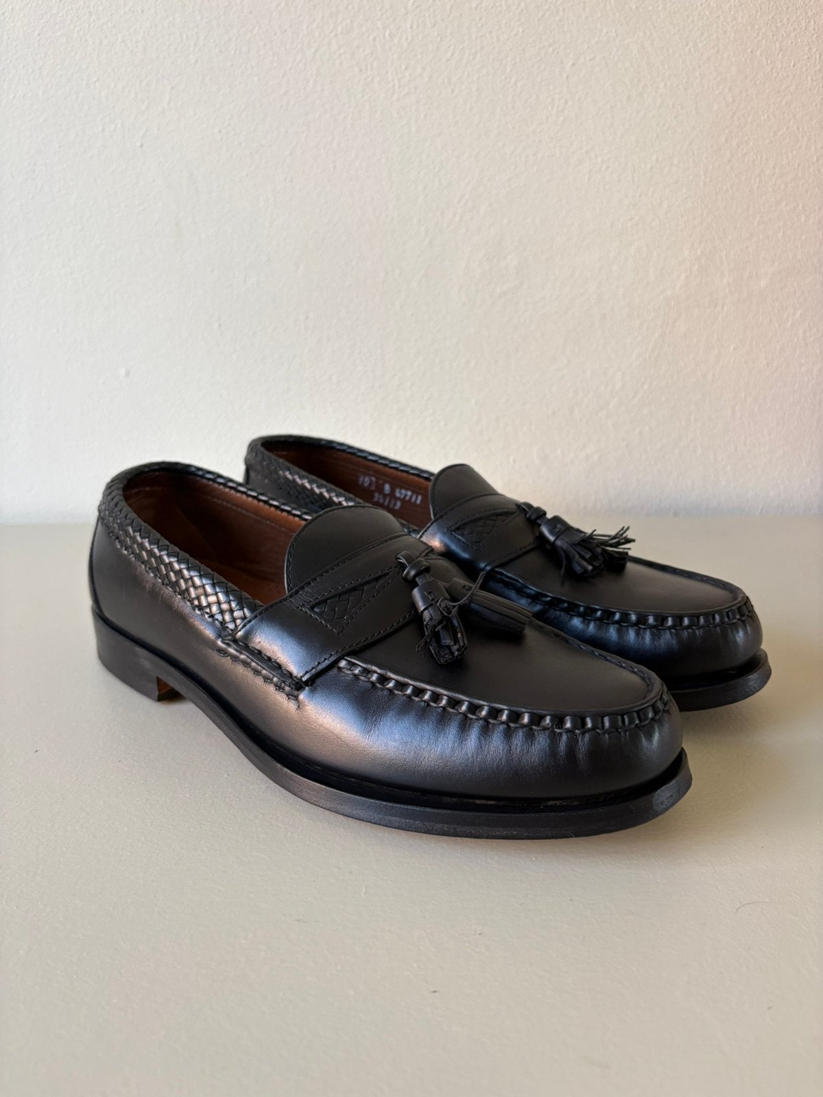 Allen Edmonds Tassel Loafers - Zwart - Maat 43.5 (UK 10), Kleding | Heren, Schoenen, Loafers, Zwart, Ophalen of Verzenden, Zo goed als nieuw
