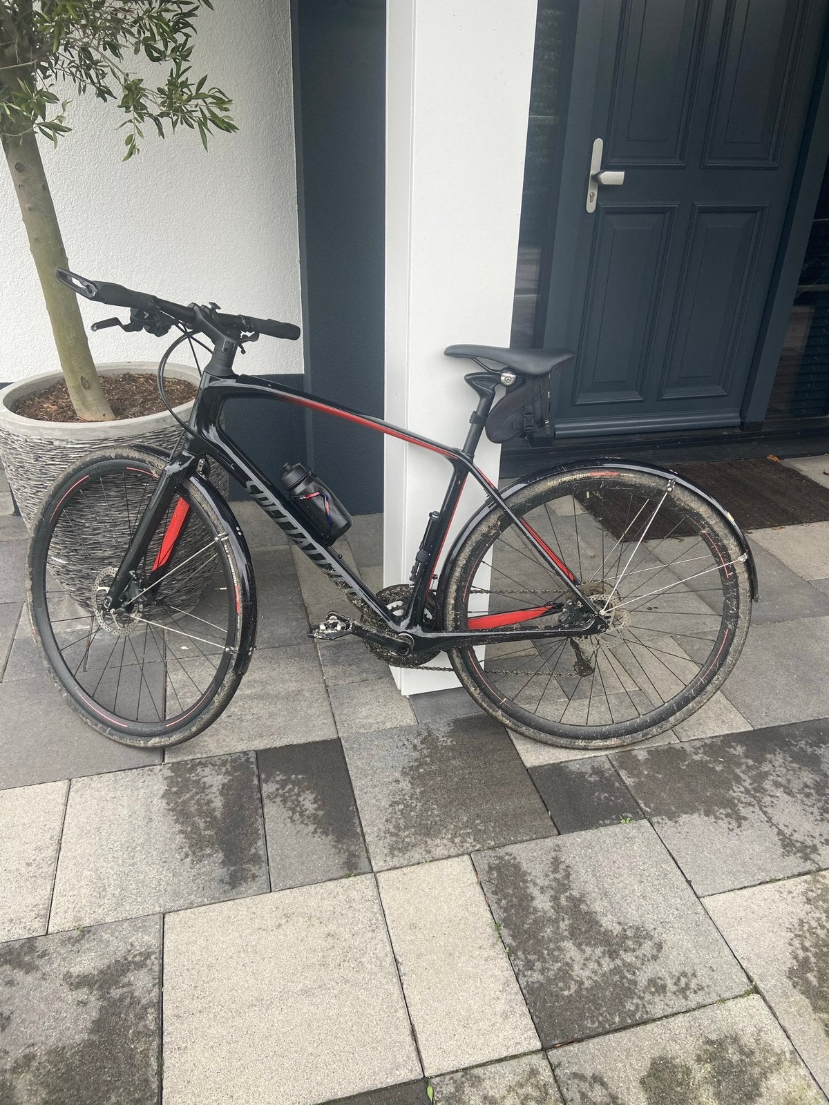 Specialized Sirrus Carbon - Top Conditie, Versnellingen, Zo goed als nieuw, Schijfrem, 53 tot 57 cm