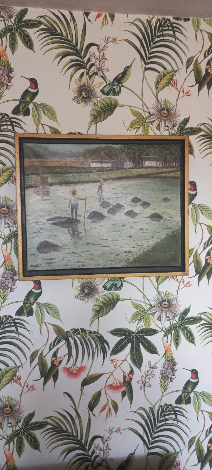 Olieverfschilderij met certificaat van echtheid, Ophalen, Doek, Realistisch, Olieverf