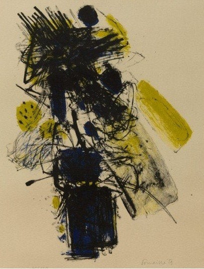 Corneille - litho 60/120, gesigneerd r.o. - 1959, Abstract, Ophalen of Verzenden, Gelimiteerde oplage, Lithografie