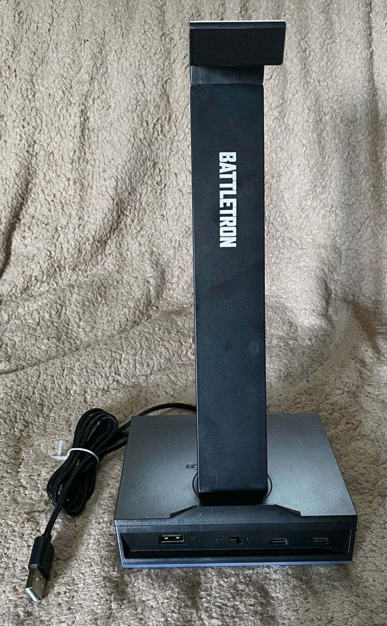 Battletron Headsetstandaard Met Ingebouwde RGB-verlichting, Computers en Software, Headsets, Nieuw, Bedraad, Ophalen of Verzenden