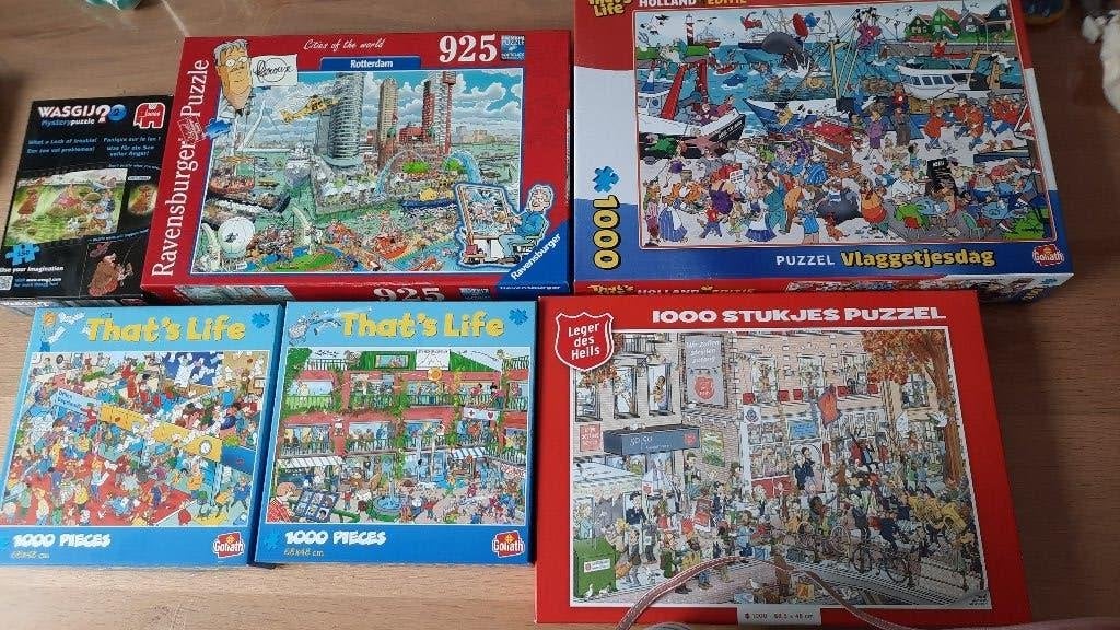 Puzzels, Ophalen, 500 t/m 1500 stukjes, Zo goed als nieuw, Legpuzzel