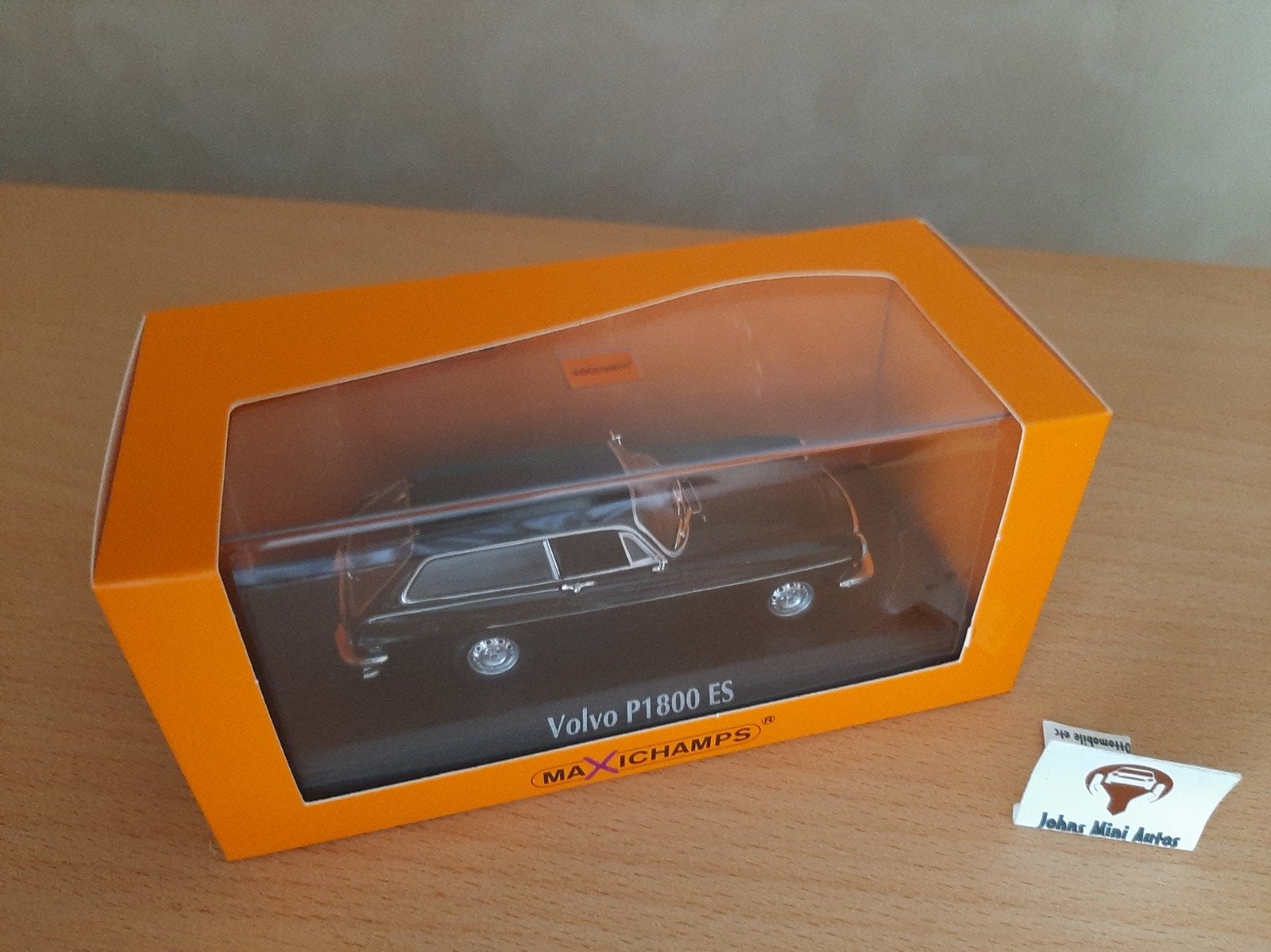 Volvo P1800 ES zwart van Maxichamps 1:43, Overige merken, Auto, Nieuw, Ophalen of Verzenden