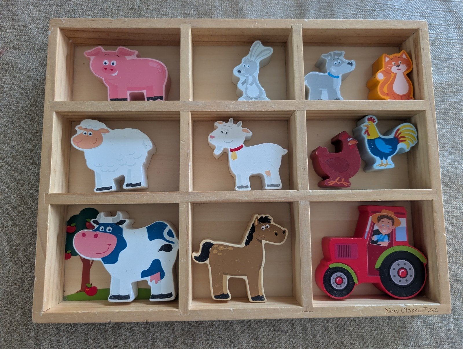 leuke baby puzzel van hout, Kinderen en Baby's, Speelgoed | Houten speelgoed, Ophalen, Zo goed als nieuw