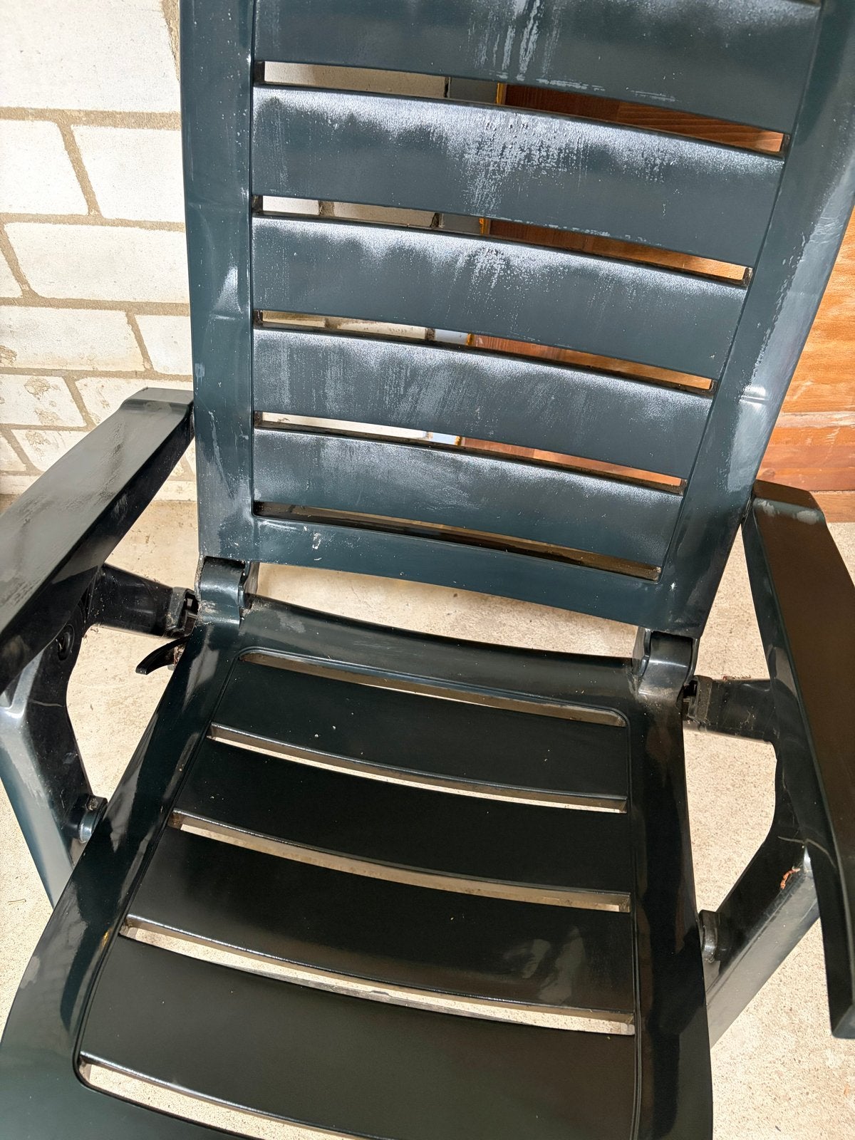 2 plastic tuinstoelen, Ophalen of Verzenden, Gebruikt, Plastic