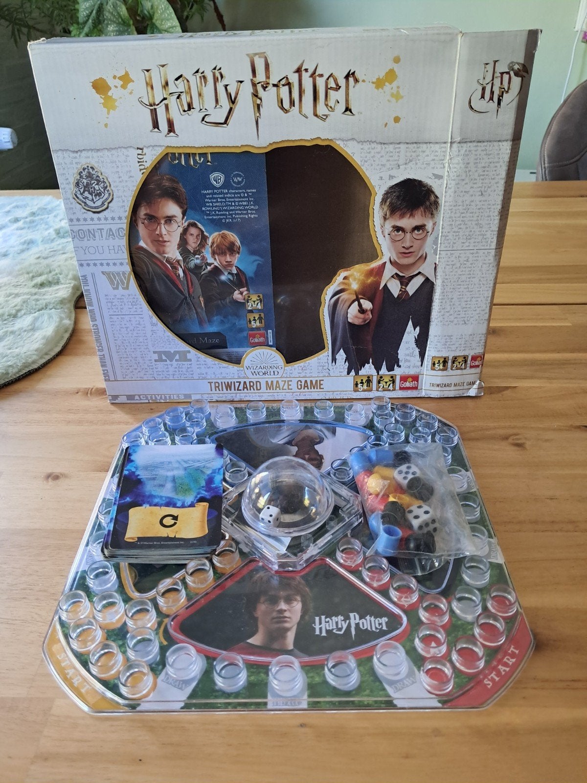 Harry Potter Triwizard Maze Game - Bordspel, Hobby en Vrije tijd, Drie of vier spelers, Ophalen of Verzenden, Gebruikt, Goliath